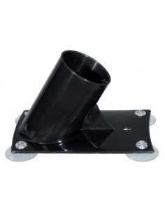 Support Sèche Cheveux Noir Avec Ventouses ou Vis 2