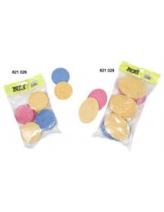 EPONGE VEGET x12 DEMAQ ROUNDY 7cm                P