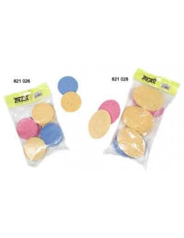 EPONGE VEGET x12 DEMAQ ROUNDY 7cm                P