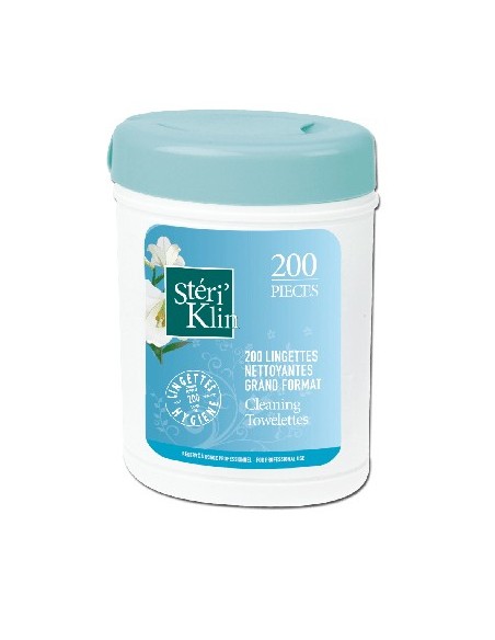 LINGETTE x200 STERIKLIN NETTOYANTE BIOCIDE       P