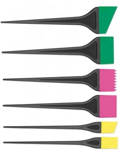 PINCEAU TECHNIQUE SILICONE KIT 6PCS PM+MM+GM    P