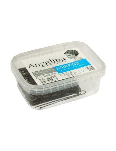Epingles droites/perlées Kifix noir (4.5cm) 250gr
