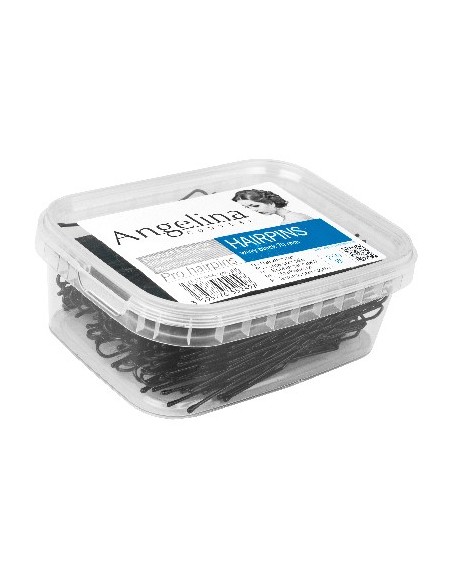 Epingles ondulées/perlées Kifix noir (7cm) 250gr