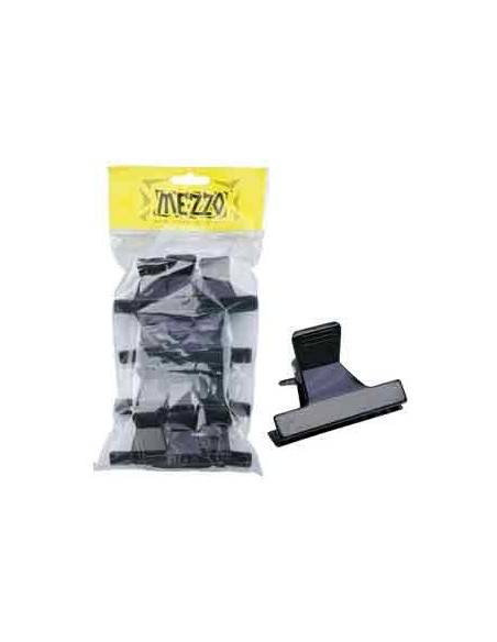 Pince Croco Noire X 12 Eco - 6 Cm