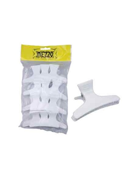 Pince Croco Blanche  X12 Eco - 8 Cm