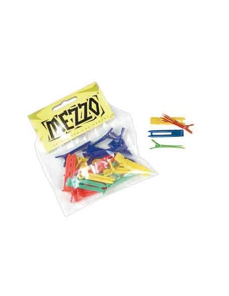 Pince Mise en plis 2 branches plastique par 20