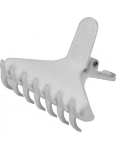 Pince Croco Blanche Miami 8 cm par 12 2