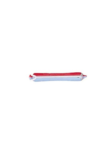 Bigoudis rouge/bleu (60x11mm) x12