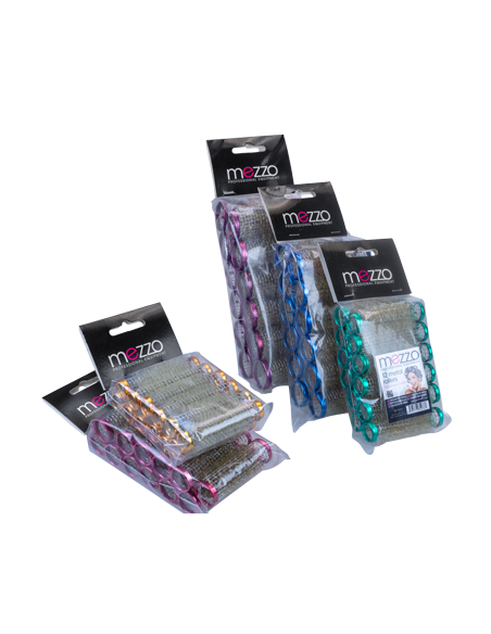 Rouleaux Métal 13 mm Or X12 Longs 