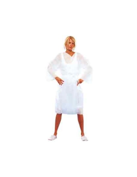 Peignoir Medium Blanc X10 Non Tissé