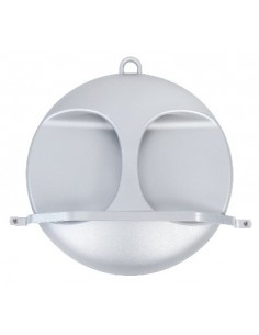 Miroir Coiffure Argent Avec Poignée (Diam. 270mm) 2