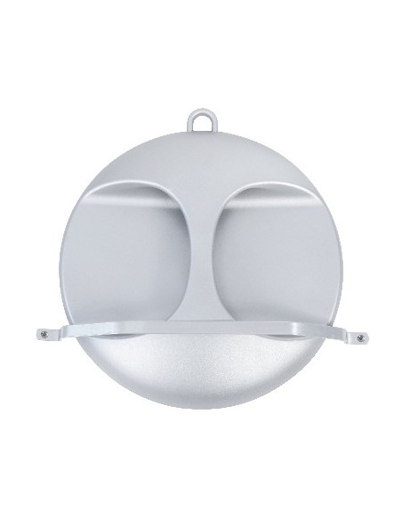 Miroir Coiffure Argent Avec Poignée (Diam. 270mm)