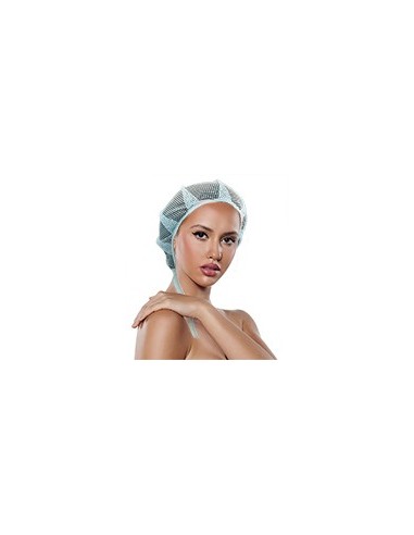 BONNET A TIRETTE ELASTIC MODEL ECO BLEU          P