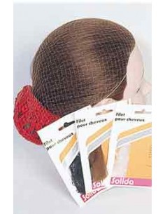 FILET NANCY MAILLEx12 NOIR COIFFURE              P