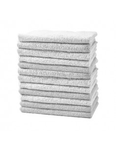 SERV EPONGE COTON MANUC/BARB/SOINS x12 BLANCHE   P 2