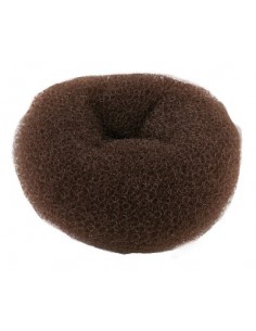 CREPON ECO CHIGNON POUF.12CM CHATAIN  H5      TF-P 2