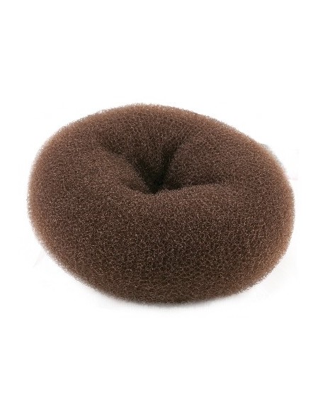 CREPON ECO CHIGNON POUF.17CM CHATAIN H 8CM    TF-P