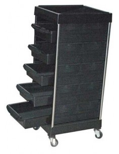 TABLE PROTEK-TROLLEY NOIRE 5 TIR.INTEGRAL-BEAUTY P