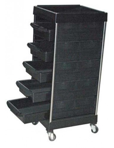 TABLE PROTEK-TROLLEY NOIRE 5 TIR.INTEGRAL-BEAUTY P