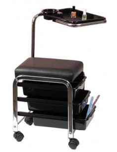 TABOURET MANISIT  3 TIR+TABLET NOIRE             P 2