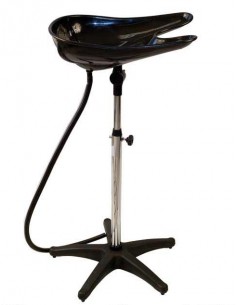 LAVE TETE CHILIE NOIR BASCULANT AVEC PIED+ TUBE  P