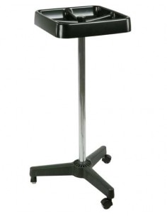 TABLE EXTRA BOY NOIRE 1 PLATEAU AVEC SEPAR       P