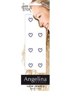 DIAM-STICK CARTE 8 LOVE BLEU SAPH 2MM AG-CONT TF-P 2