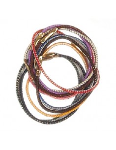 ELASTIC GAINE PM x10 PONY NAILS MULTICOL.35/40MM P