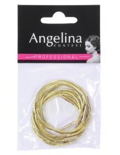 ELASTIC GAINE OR MM-45MM  x10 PONYTAILS OR       P