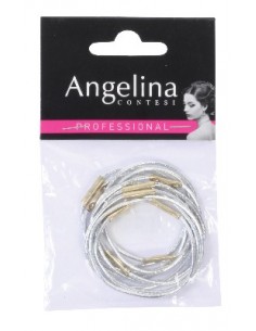 ELASTIC GAINE ARGENT  MM-45MM  x10 PONYTAIL      P