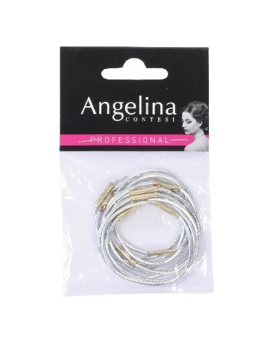 ELASTIC GAINE ARGENT  MM-45MM  x10 PONYTAIL      P