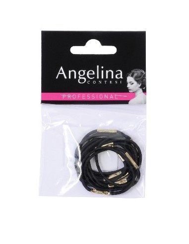 ELASTIC GAINE MEDIUM x10 PONYNAIL NOIRS  45MM    P