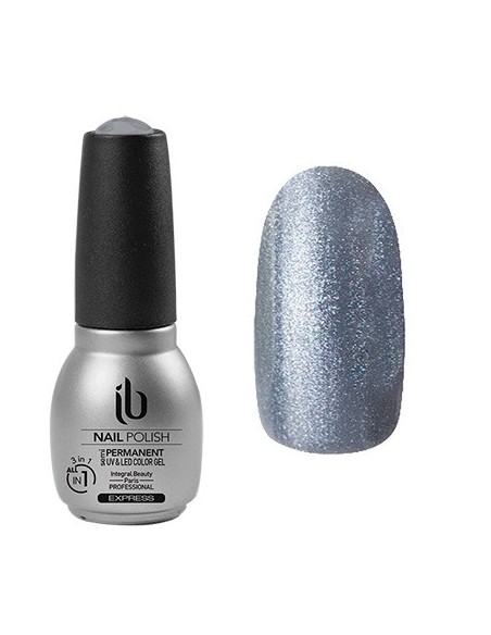 Vernis Semi-Permanent All-In-1 (14ml) Color Strass Argent -IB