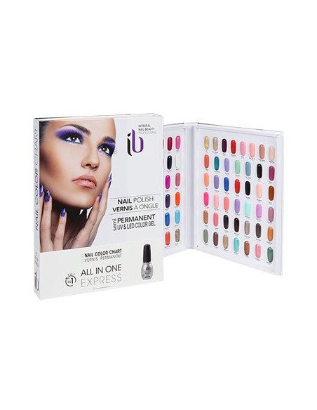 Nuancier IB GEL-NAIL POLISH ALL-IN-ONE 87 nuances Pro