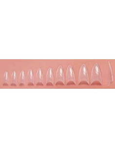 Faux Ongl.Stiletto Boitex100 Assort.Transparent 2