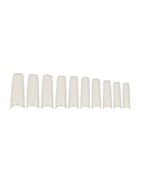 Faux Ongles Courbés Aphrodite Crystal  Boitex100 Assortis Transparent .