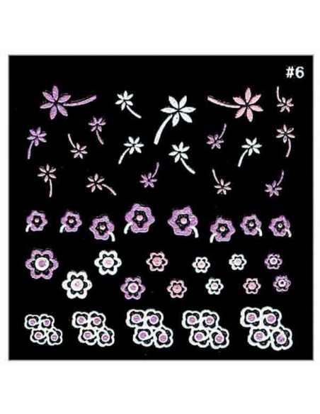 SINA-MANUC DECOR ONGLE COLOR FLEURS XST24     TF-P