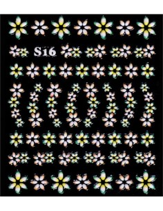 Décor Ongles Color Fleurs  S-16 - SINA 2