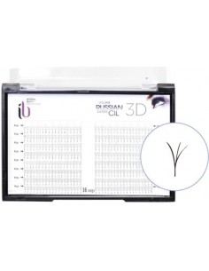 EXTENS.RUSSE-3D FX-CIL-C SOIE 8MM x160   PLAQ P-TF 2