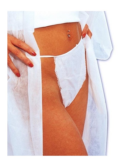 CERUNIK SLIP FEMME STRING BLANC x50 EMBAL INDIV  P