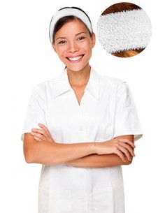 Bandeau d'esthétique Brigitte blanc 2