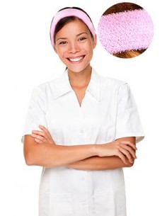 Bandeau d'esthétique Brigitte rose 2