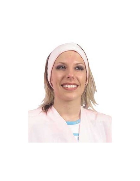 BANDEAU ELISA ROSE ESTHETIQUE VELCRO L-58 H-10CM P