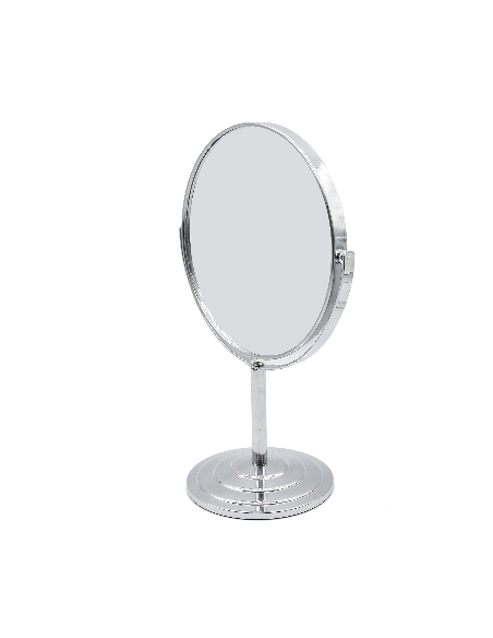 MIROIR 21 CM GROSSISSANT * 5 AVEC PIED