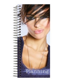 CARNET RENDEZ-VOUS INT-BTY 200PG.13x30CM 3COLON. P
