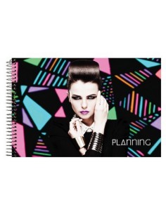 CARNET RENDEZ-VOUS INT-BTY 200PG.42x30CM 12COLON.P