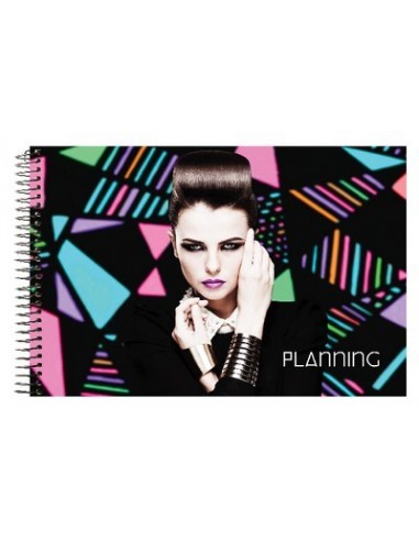 CARNET RENDEZ-VOUS INT-BTY 200PG.42x30CM 12COLON.P