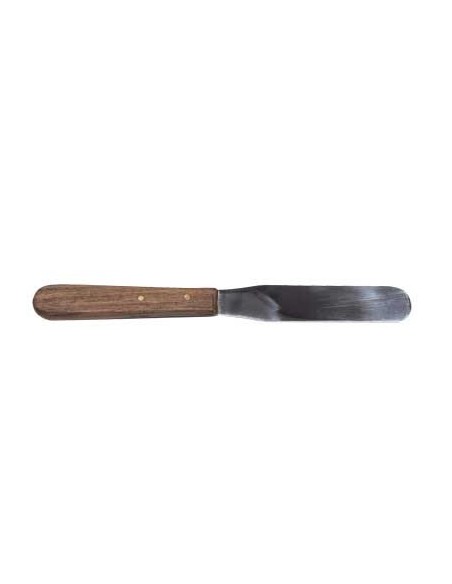 Spatule Inox Manche Bois 21 cm