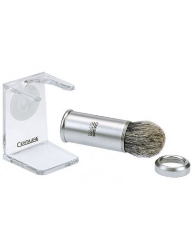Blaireau de Rasage de Voyage T10  100 % Gris Doux