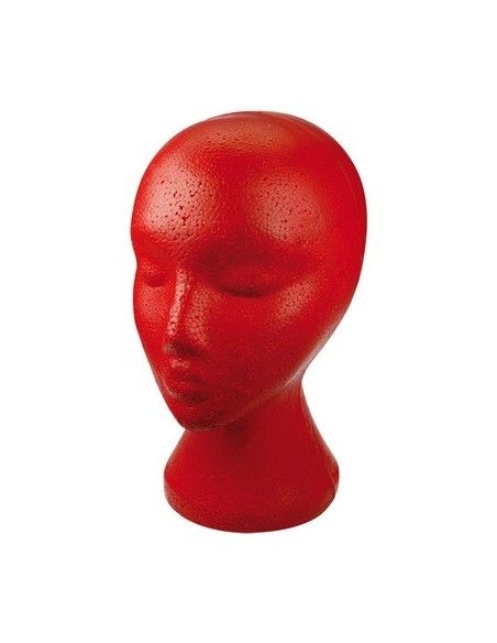 00-TETE POLYST.PEINTUR.ROUGE BELFI               P